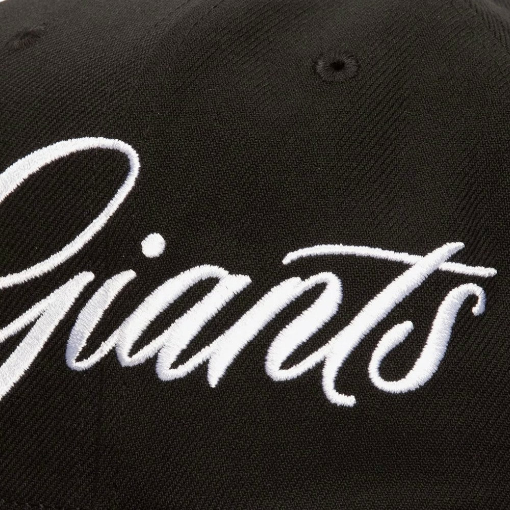 San Francisco Giants Just Don x MLB Lux Script Snapback Hat Black