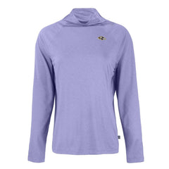 Baltimore Ravens Cutter & Buck Women's Coastline Epic Comfort Eco Recycled Funnel Neck Raglan Pullover Sweatshirt - Lavender outlet