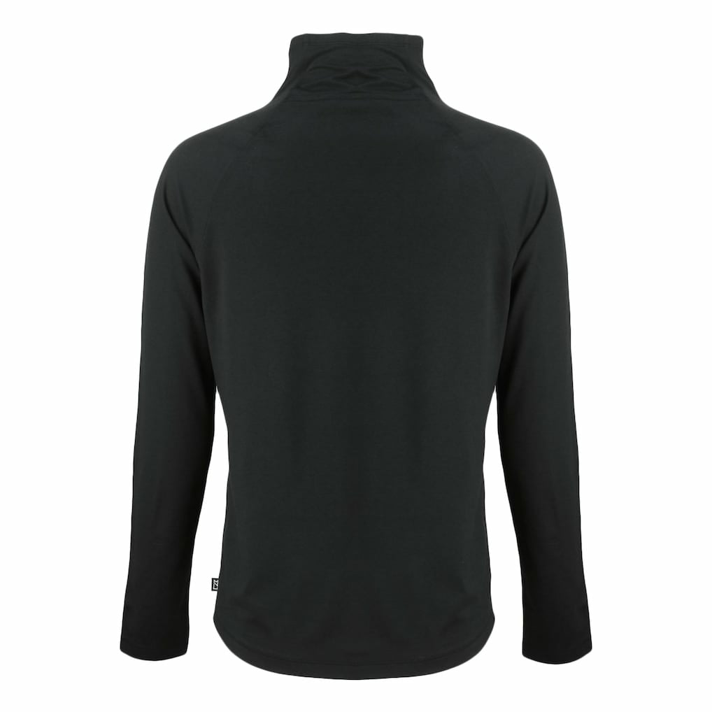San Francisco 49ers Cutter & Buck Women's Coastline Epic Comfort Eco Recycled Funnel Neck Raglan Pullover Sweatshirt - Black discount