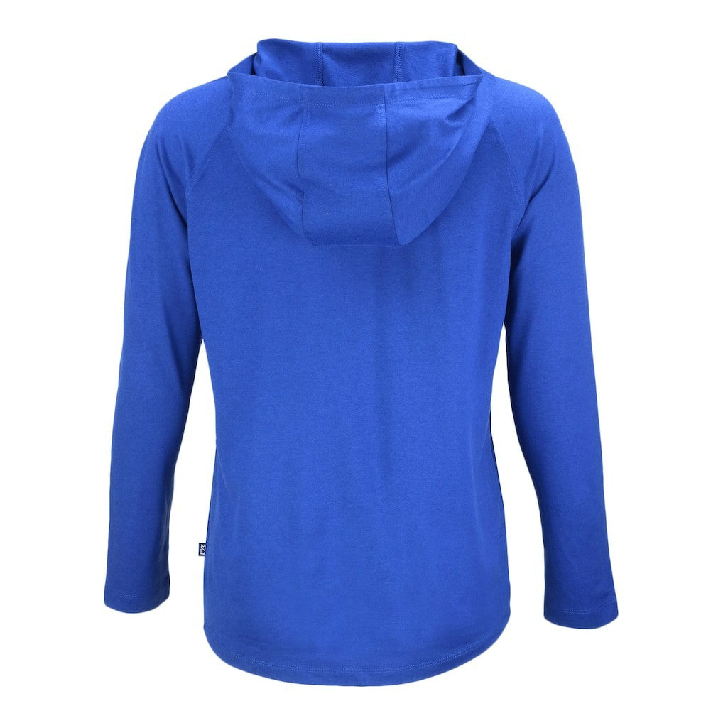 Indianapolis Colts Cutter & Buck Women's Coastline Epic Comfort Eco Recycled Raglan Pullover Hoodie - Royal cheap