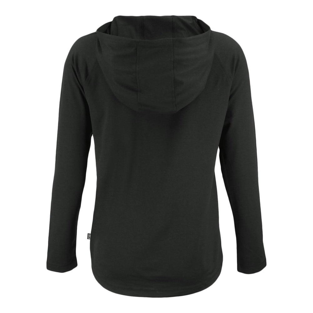 Detroit Lions Cutter & Buck Women's Coastline Epic Comfort Eco Recycled Raglan Pullover Hoodie - Black sale