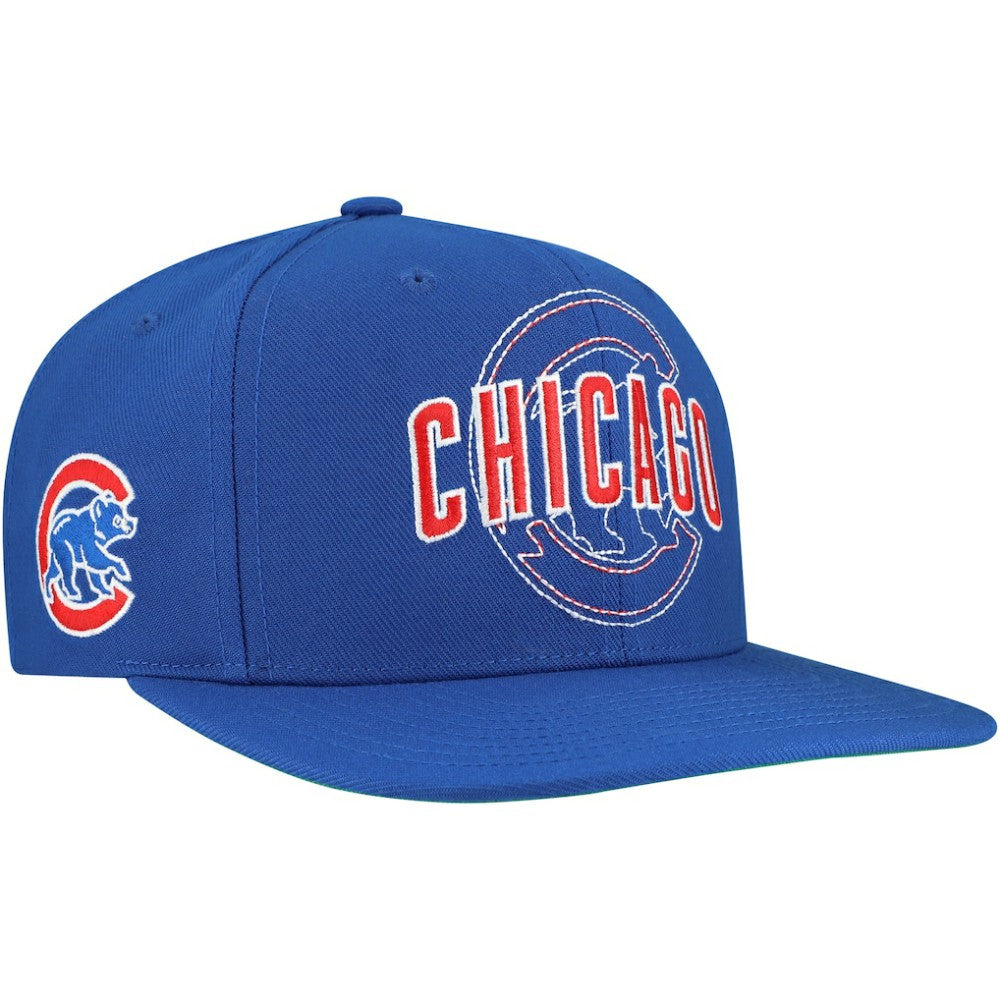 Chicago Cubs Double Up Snapback Hat Royal
