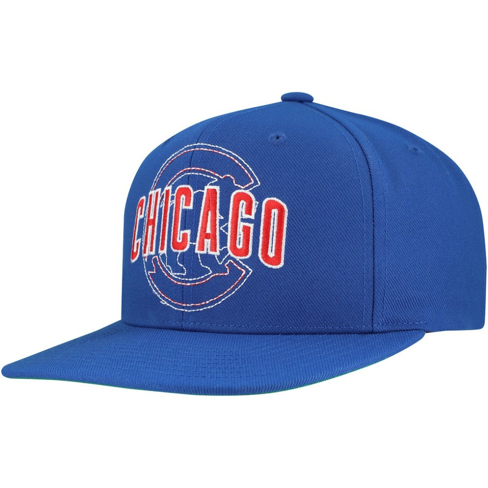 Chicago Cubs Double Up Snapback Hat Royal