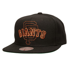 San Francisco Giants Double Up Snapback Hat Black
