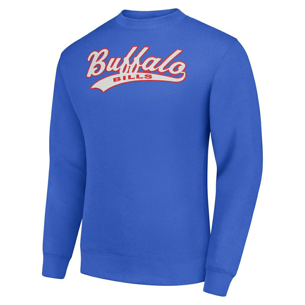 Buffalo Bills Starter Tailsweep Team Graphic Tri-Blend Fleece Pullover Sweatshirt - Royal for sale