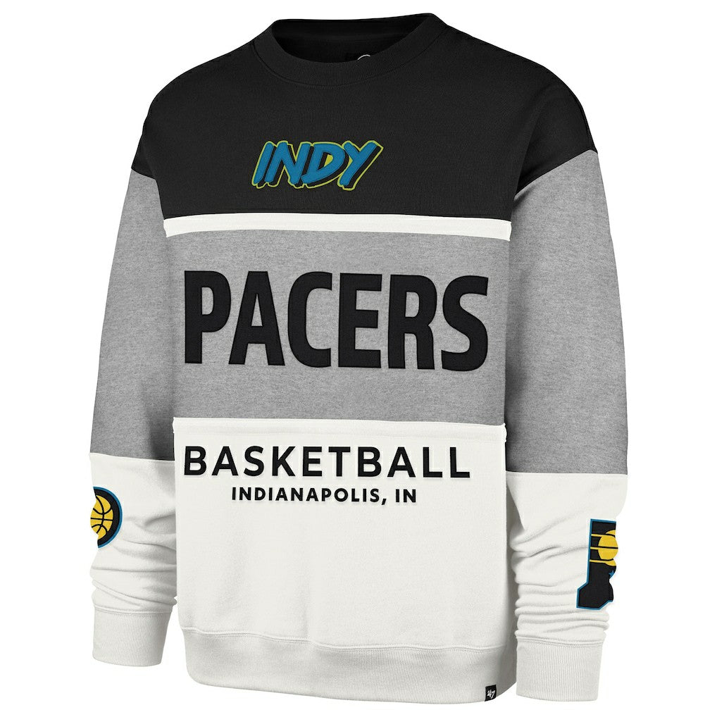 Indiana Pacers '47 Unisex 2024/25 City Edition On Five Maximalist Pullover Sweatshirt - Gray cheap