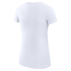 Philadelphia Phillies G-III 4Her by Carl Banks Women's Super-Slim Fit Lightweight Collage Team Graphic Crew Neck T-Shirt White