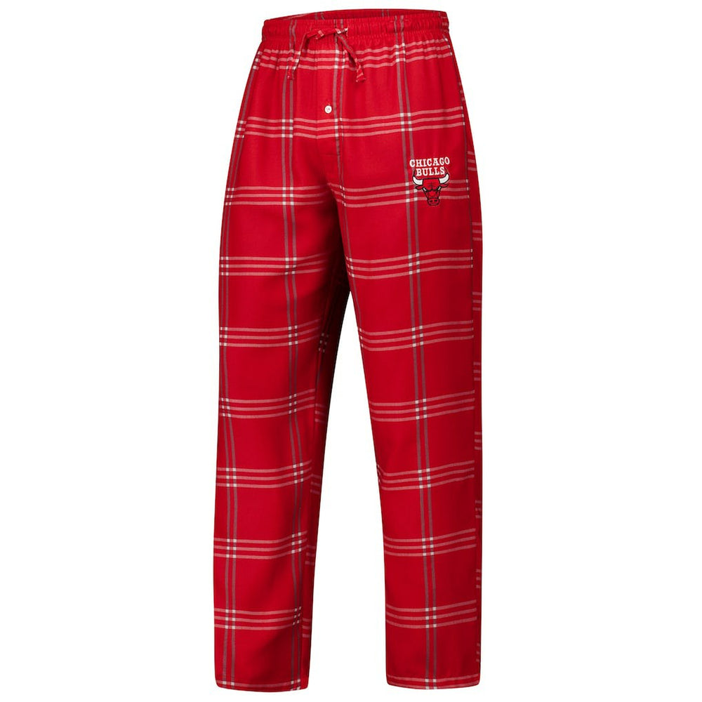 Chicago Bulls Concepts Sport Petition Long Sleeve Top and Plaid Pant Set - Red for sale