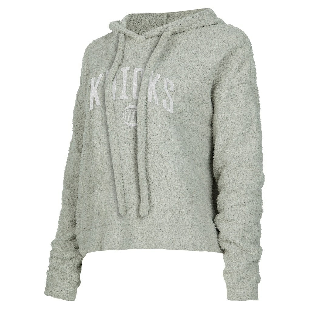 New York Knicks Concepts Sport Women's Ventura Comfy Pullover Hoodie - Gray online