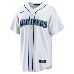 Logan Gilbert Seattle Mariners Home Replica Jersey White