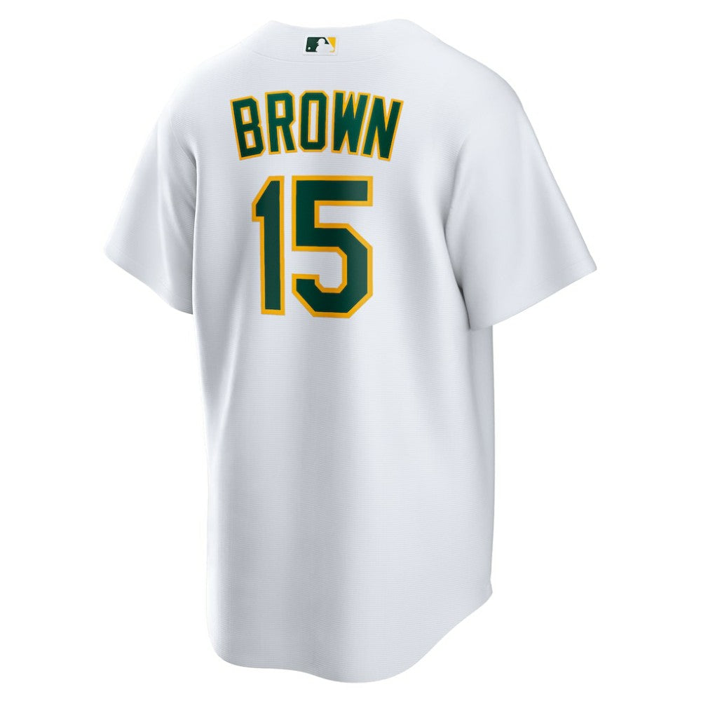Seth Brown Athletics Home Replica Jersey White