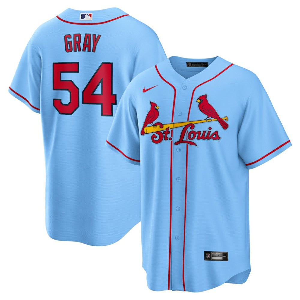 Sonny Gray St. Louis Cardinals Alternate Replica Jersey Light Blue