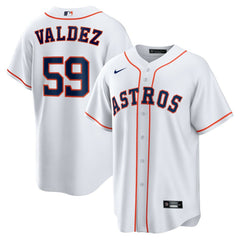 Framber Valdez Houston Astros Home Replica Jersey White