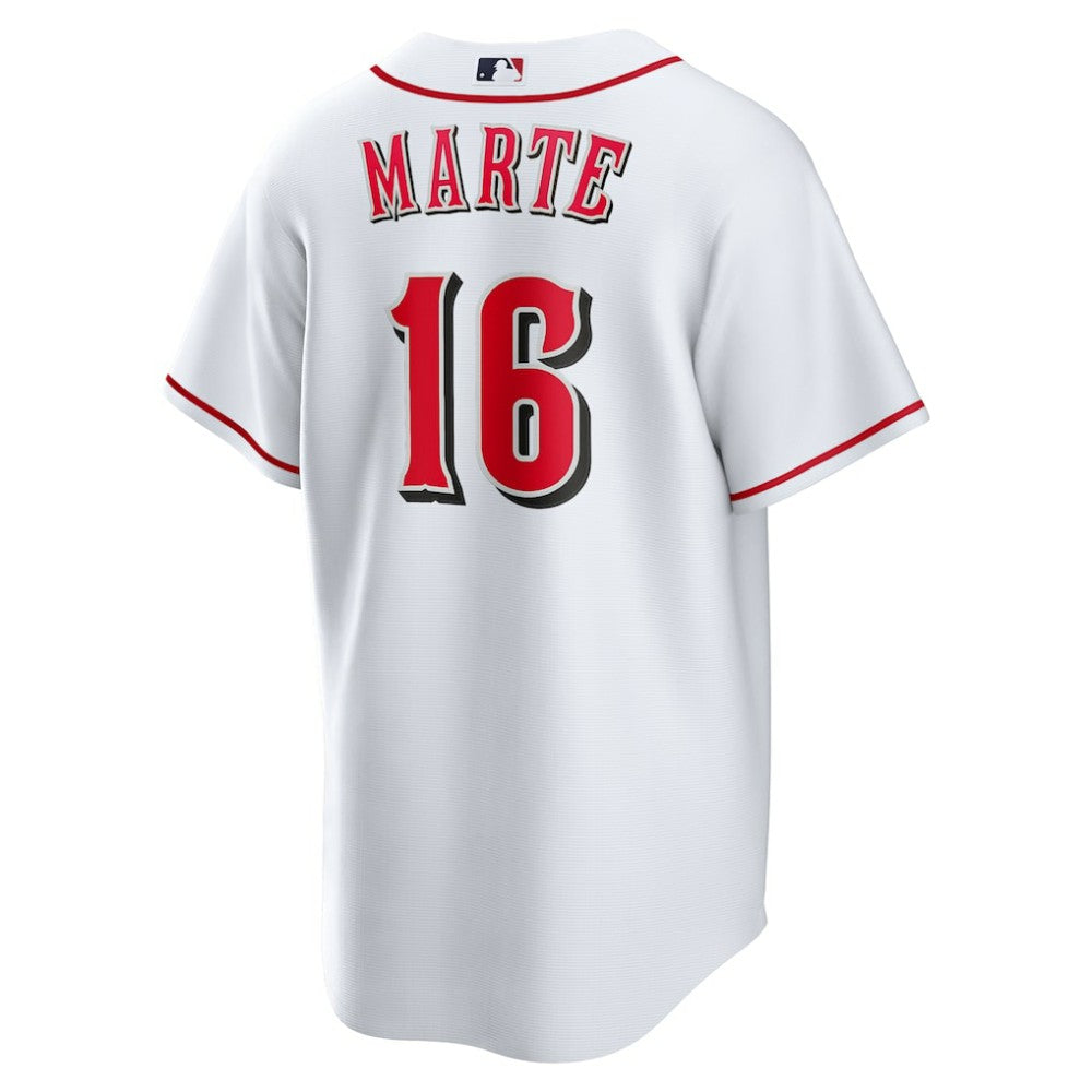 Noelvi Marte Cincinnati Reds Home Replica Jersey White