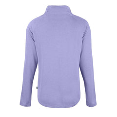 Colorado Rockies Cutter & Buck Women's  Coastline Epic Comfort Eco Recycled Funnel Neck Raglan Pullover Top Purple