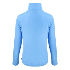 Philadelphia Phillies Cutter & Buck Women's Cooperstown Collection Coastline Epic Comfort Eco Recycled Funnel Neck Raglan Pullover Top Powder Blue