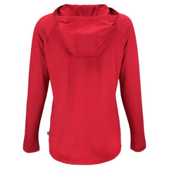 Cincinnati Reds Cutter & Buck Women's Stars And Stripes Coastline Epic Comfort Eco Recycled Hoodie Raglan Long Sleeve T-Shirt Red