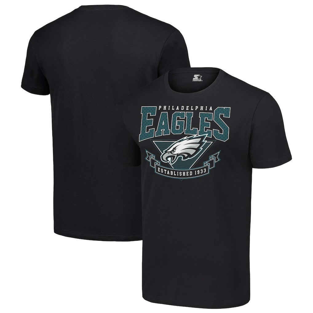 Philadelphia Eagles Starter 80s Inspired Team Logo T-Shirt - Black outlet