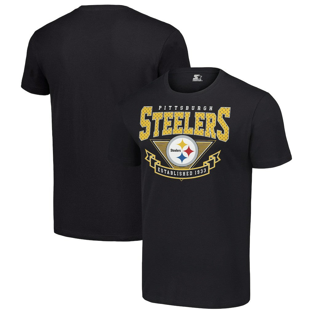 Pittsburgh Steelers Starter 80s Inspired Team Logo T-Shirt - Black online