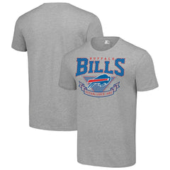 Buffalo Bills Starter 80s Inspired Team Logo T-Shirt - Heather Gray discount