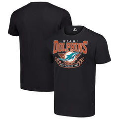 Miami Dolphins Starter 80s Inspired Team Logo T-Shirt - Black for sale