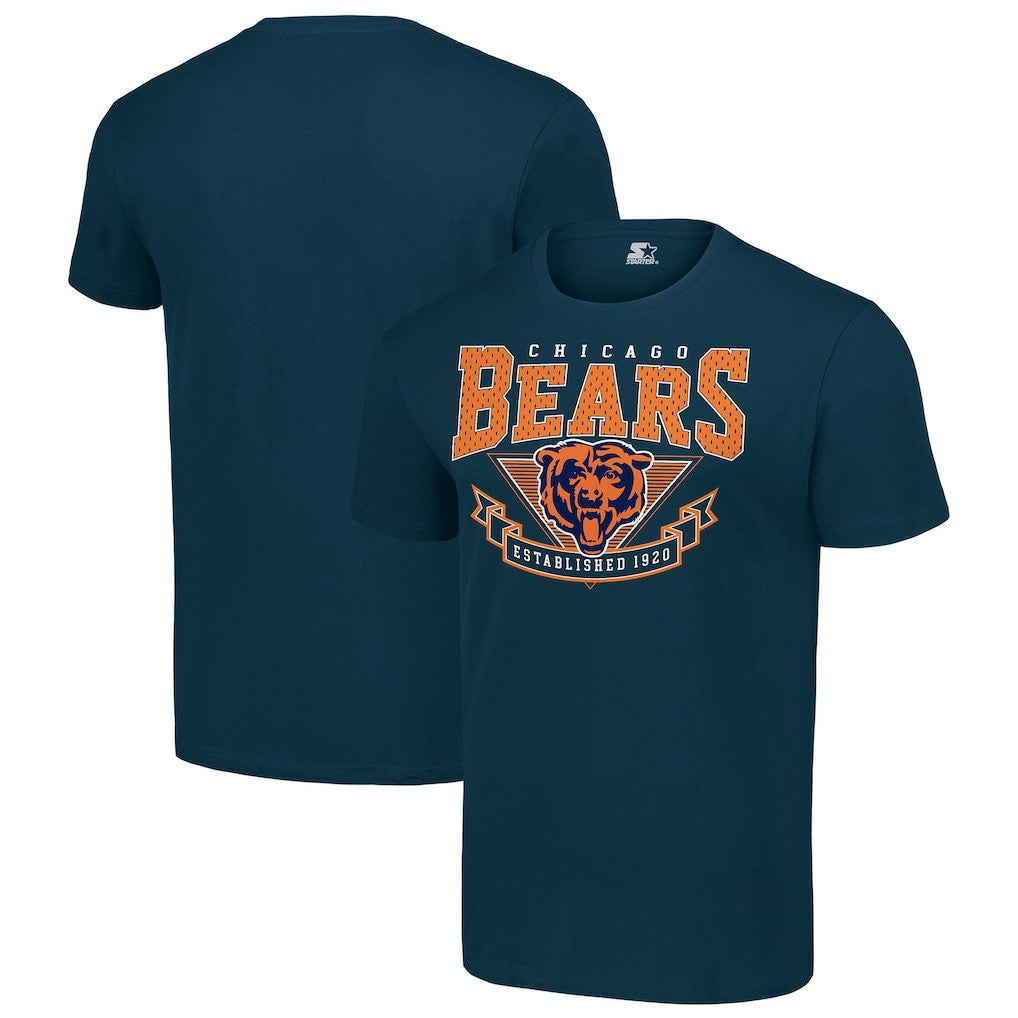 Chicago Bears Starter 80s Inspired Team Logo T-Shirt - Navy sale