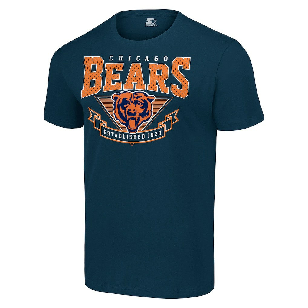 Chicago Bears Starter 80s Inspired Team Logo T-Shirt - Navy sale