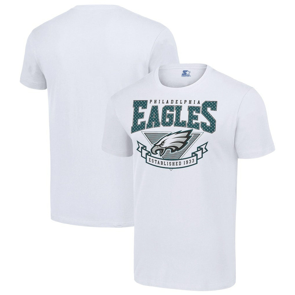 Philadelphia Eagles Starter 80s Inspired Team Logo T-Shirt - White on sale