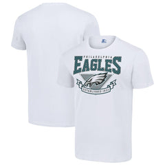 Philadelphia Eagles Starter 80s Inspired Team Logo T-Shirt - White on sale