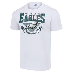 Philadelphia Eagles Starter 80s Inspired Team Logo T-Shirt - White on sale