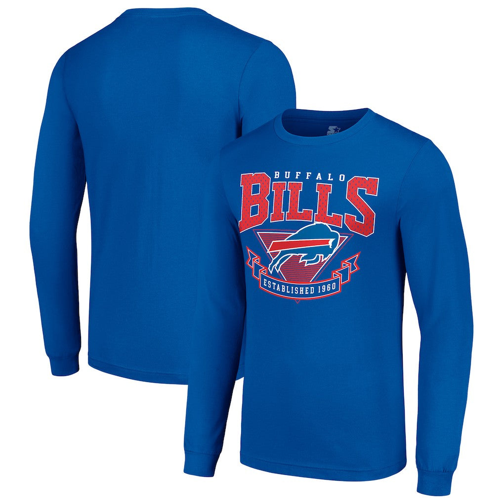 Buffalo Bills Starter '80s Inspired Team Logo Long Sleeve T-Shirt - Royal outlet