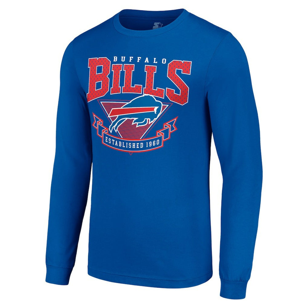 Buffalo Bills Starter '80s Inspired Team Logo Long Sleeve T-Shirt - Royal outlet