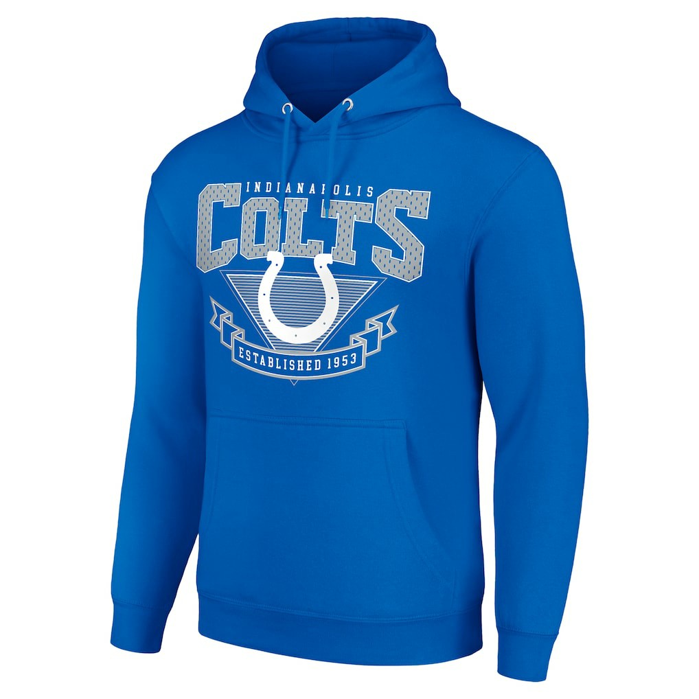 Indianapolis Colts Starter ‘80s Inspired Pullover Hoodie - Royal outlet