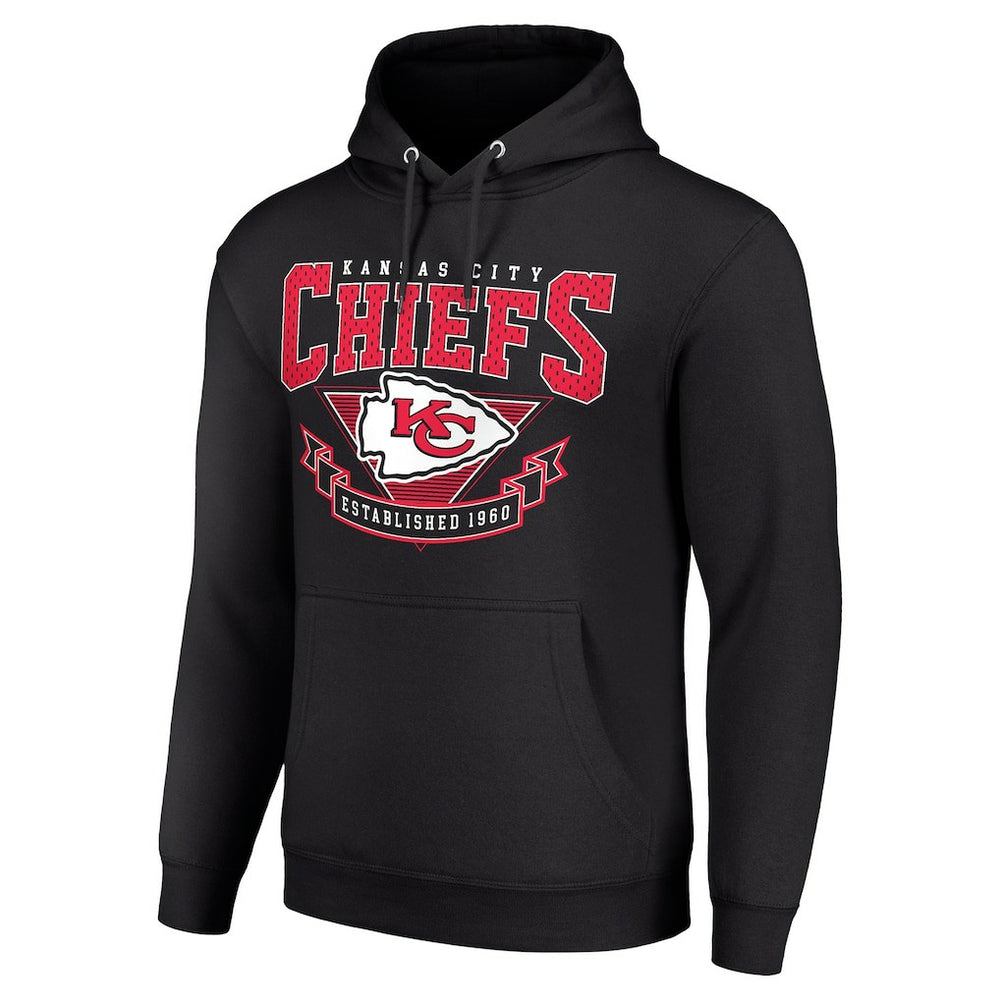 Kansas City Chiefs Starter ‘80s Inspired Pullover Hoodie - Black outlet