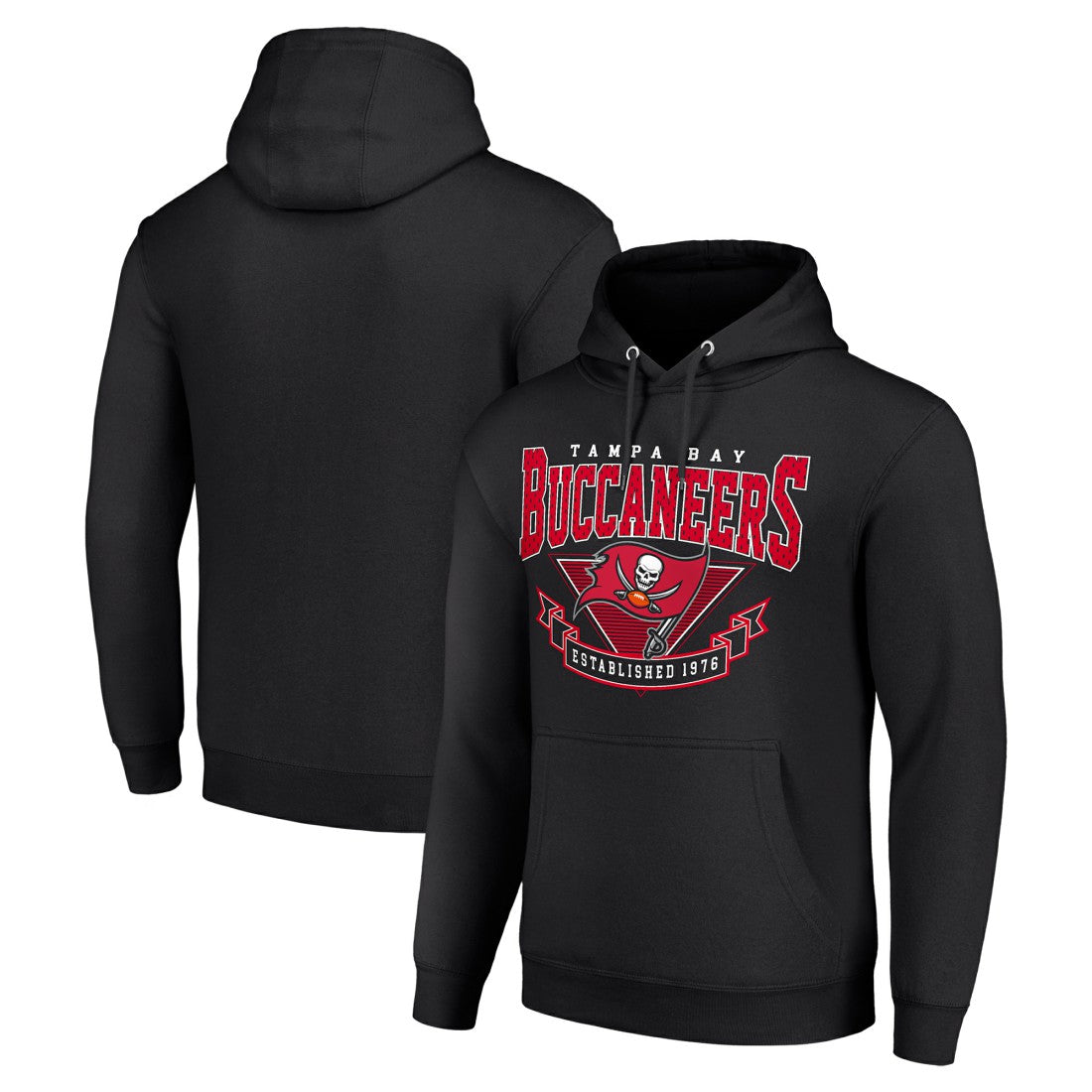Tampa Bay Buccaneers Starter ‘80s Inspired Pullover Hoodie - Black on sale