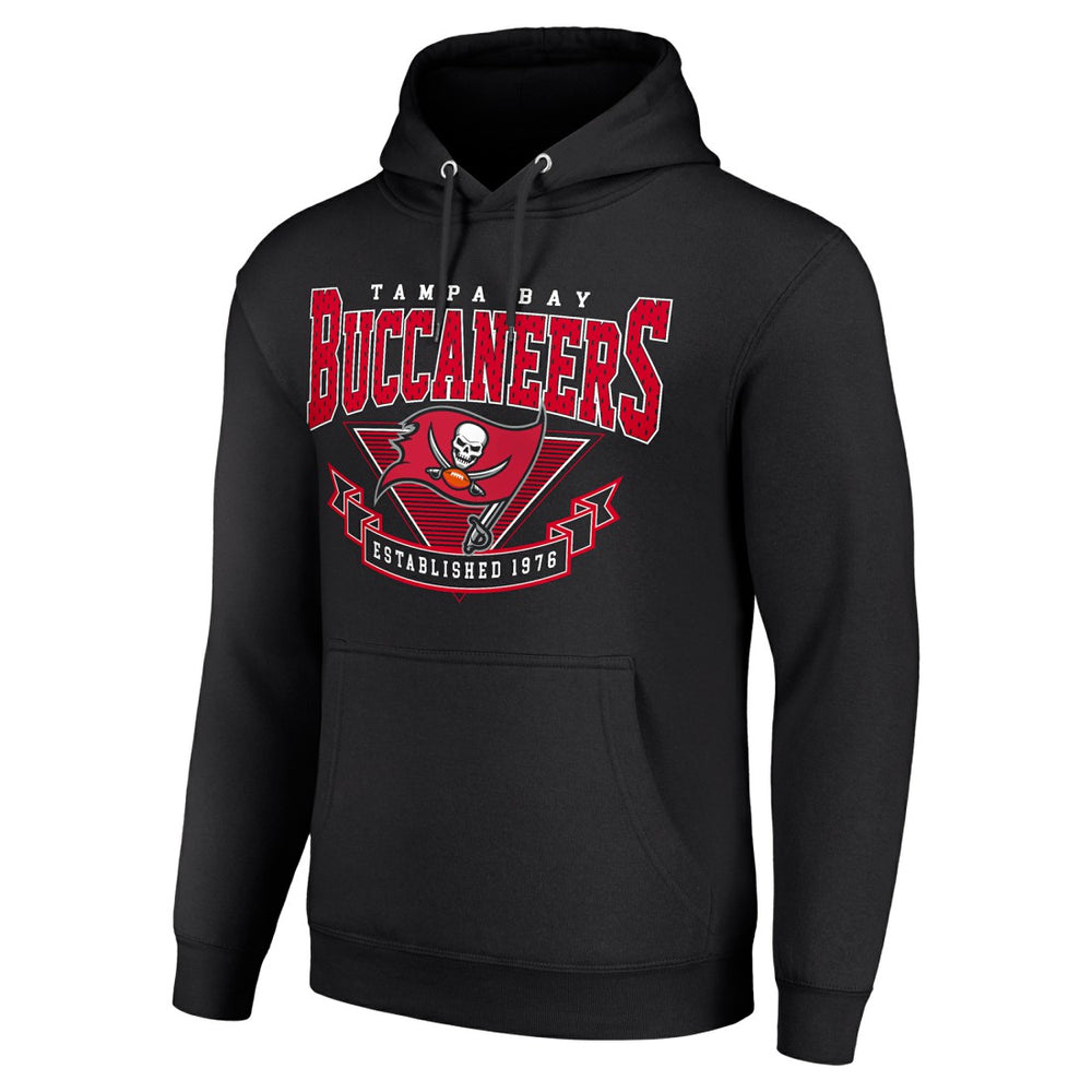 Tampa Bay Buccaneers Starter ‘80s Inspired Pullover Hoodie - Black on sale
