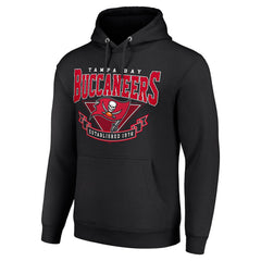 Tampa Bay Buccaneers Starter ‘80s Inspired Pullover Hoodie - Black on sale
