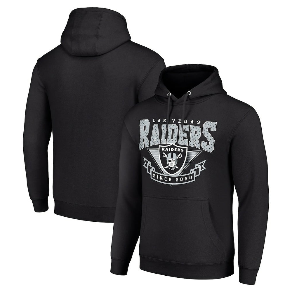 Las Vegas Raiders Starter ‘80s Inspired Pullover Hoodie - Black on sale