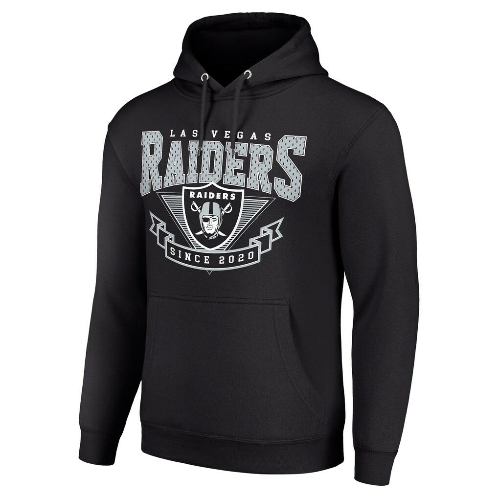 Las Vegas Raiders Starter ‘80s Inspired Pullover Hoodie - Black on sale