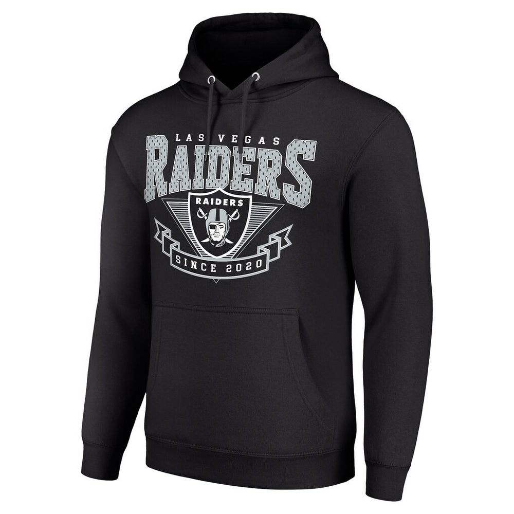 Las Vegas Raiders Starter ‘80s Inspired Pullover Hoodie - Black on sale