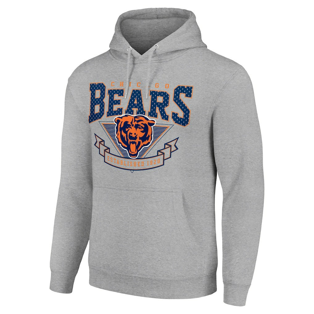 Chicago Bears Starter ‘80s Inspired Pullover Hoodie - Heather Gray online