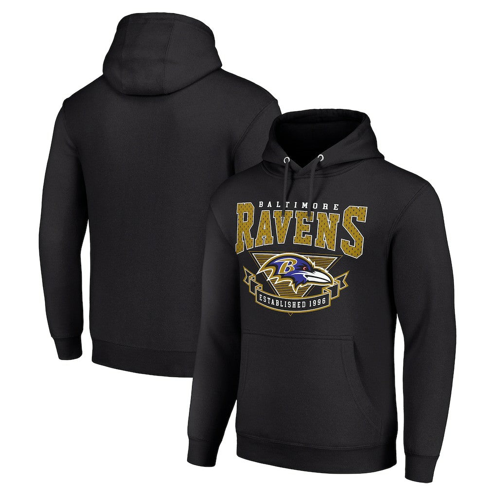 Baltimore Ravens Starter ‘80s Inspired Pullover Hoodie - Black online