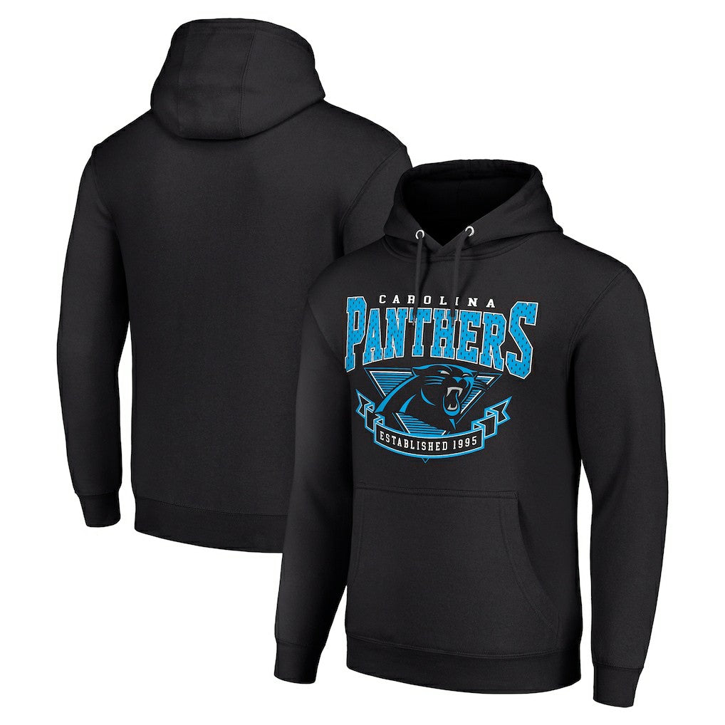 Carolina Panthers Starter ‘80s Inspired Pullover Hoodie - Black online