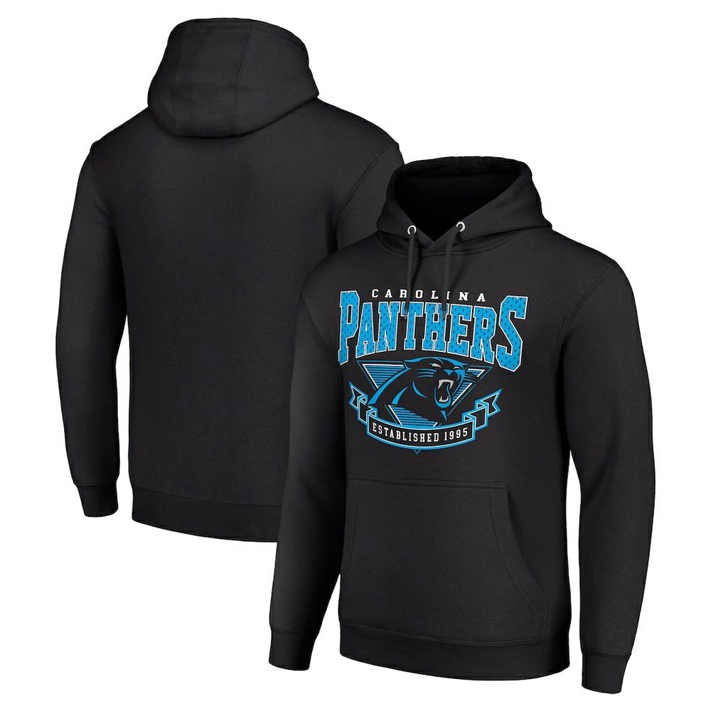 Carolina Panthers Starter ‘80s Inspired Pullover Hoodie - Black online