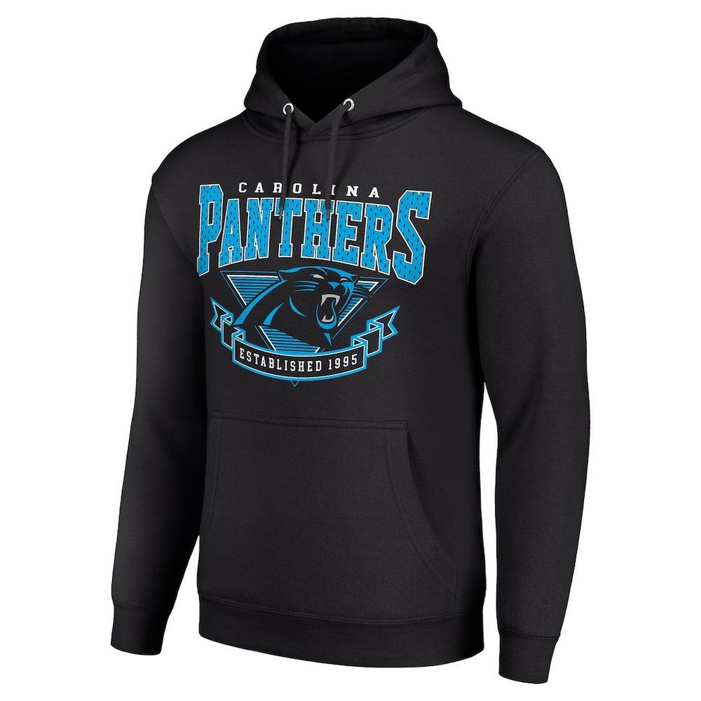 Carolina Panthers Starter ‘80s Inspired Pullover Hoodie - Black online