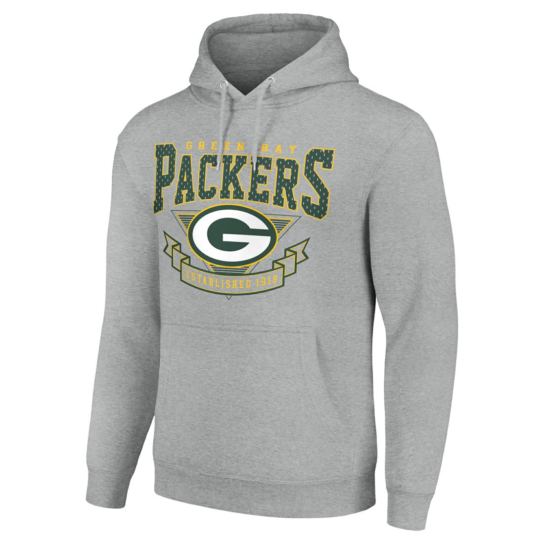 Green Bay Packers Starter ‘80s Inspired Pullover Hoodie - Heather Gray outlet