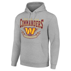 Washington Commanders Starter ‘80s Inspired Pullover Hoodie - Heather Gray cheap