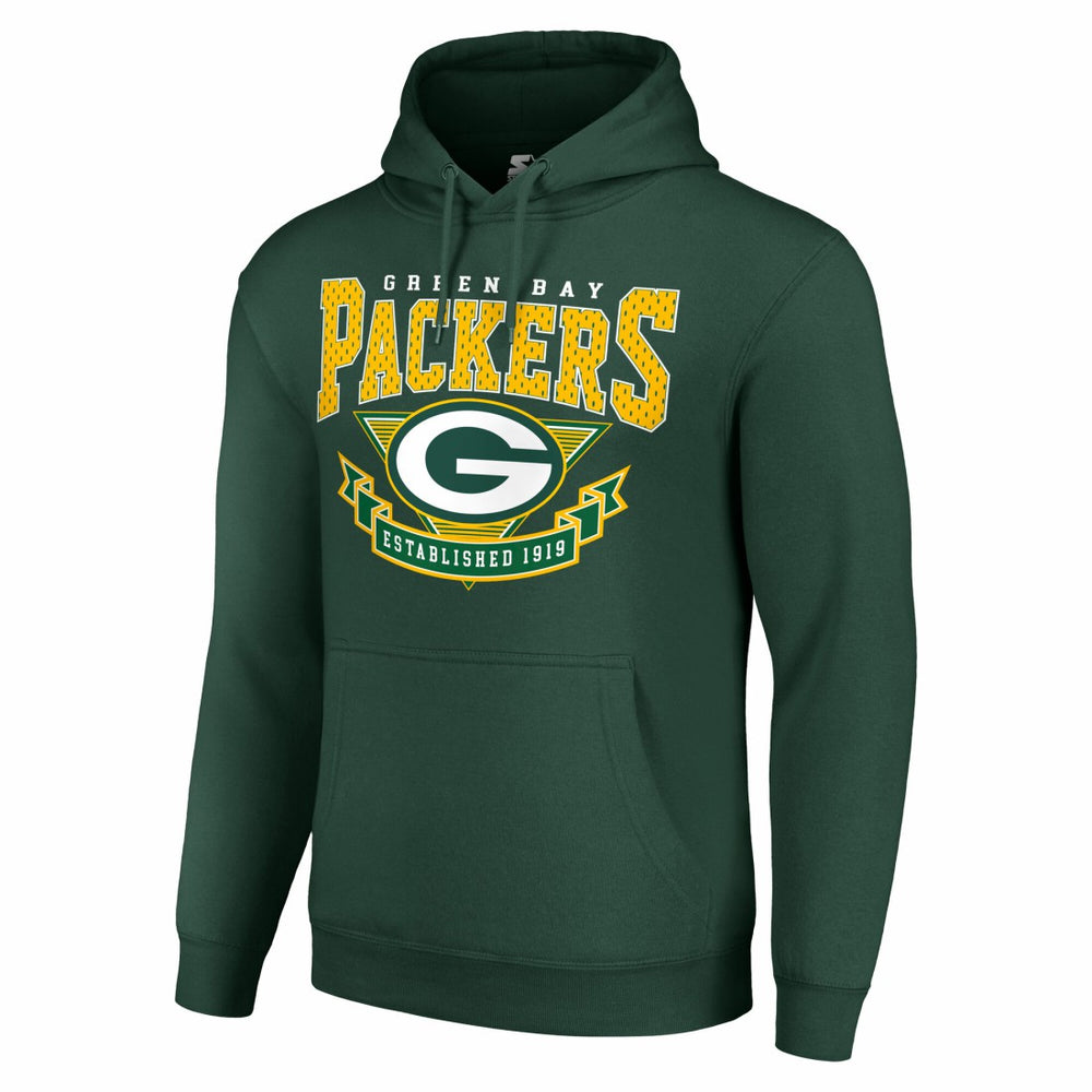 Green Bay Packers Starter ‘80s Inspired Pullover Hoodie - Green on sale