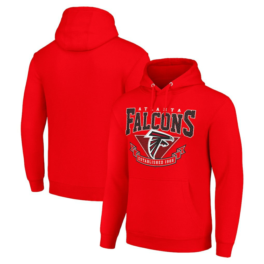 Atlanta Falcons Starter ‘80s Inspired Pullover Hoodie - Red cheap
