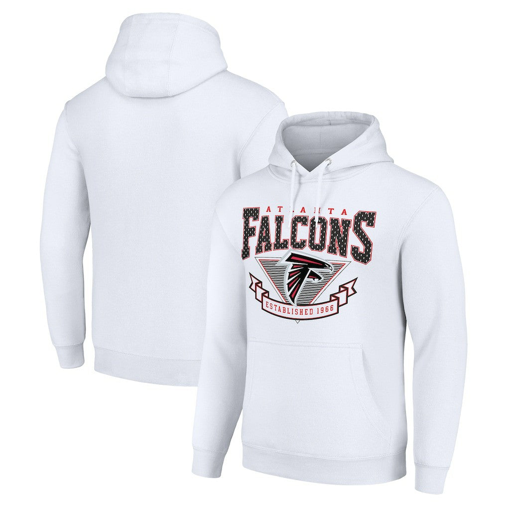 Atlanta Falcons Starter ‘80s Inspired Pullover Hoodie - White discount